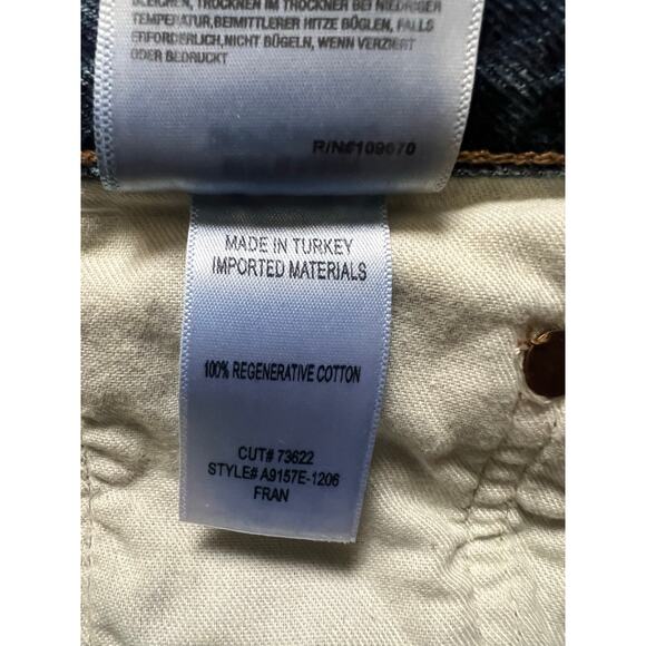 AGOLDE Fran High Rise Straight Leg Denim Jeans Womens Button Fly Sz 25 - Picture 10 of 11